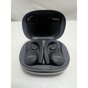 JVC BT Headphones (HA-EC25T) L/R EARBUDS & CHARGING CASE Black